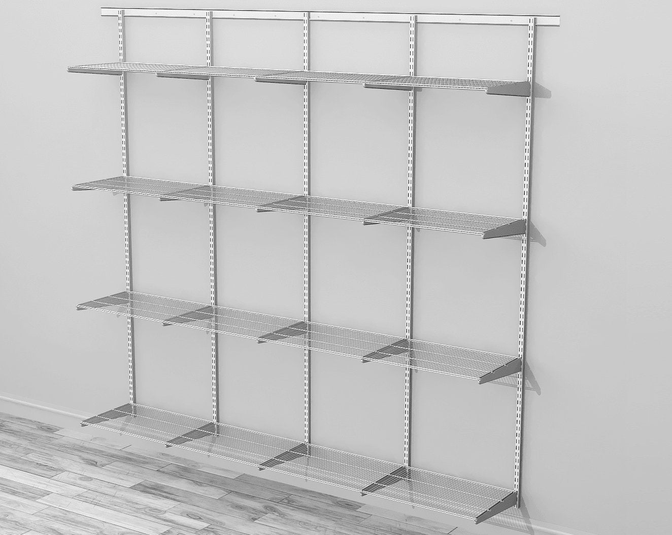 Adaptable Shelving Kit 1 Classic White - Storage Maker