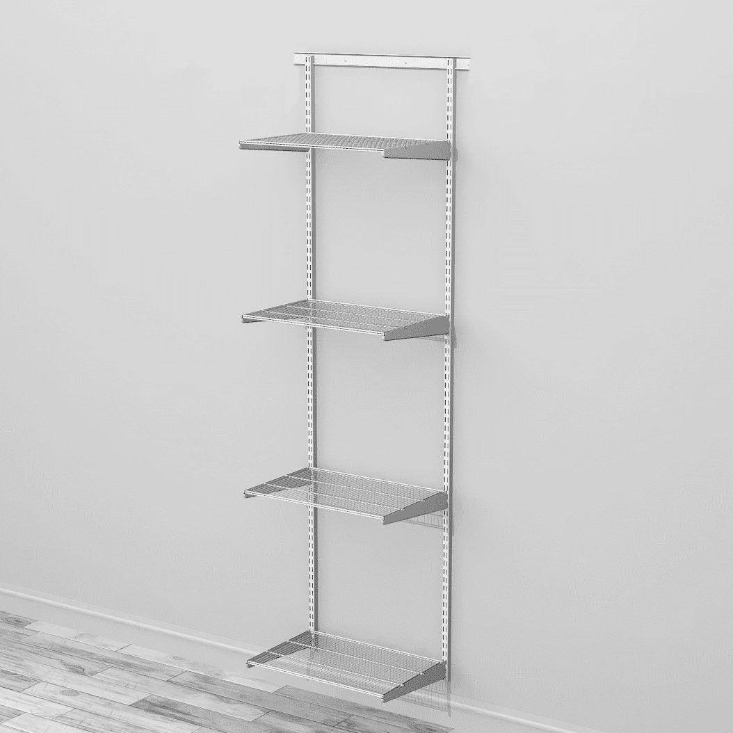 Adaptable Shelving Kit 4 Classic White - Storage Maker