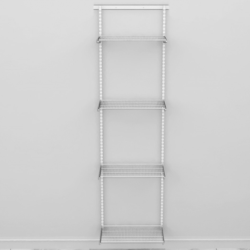 Adaptable Shelving Kit 4 Classic White - Storage Maker