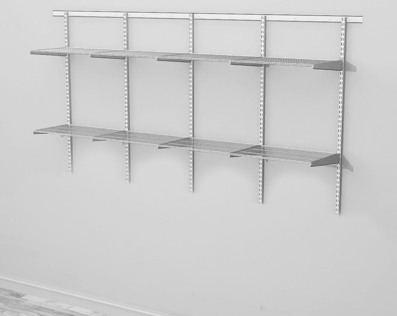 Adaptable Shelving Kit 5 Classic White - Storage Maker