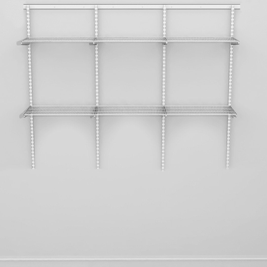 Adaptable Shelving Kit 6 Classic White - Storage Maker