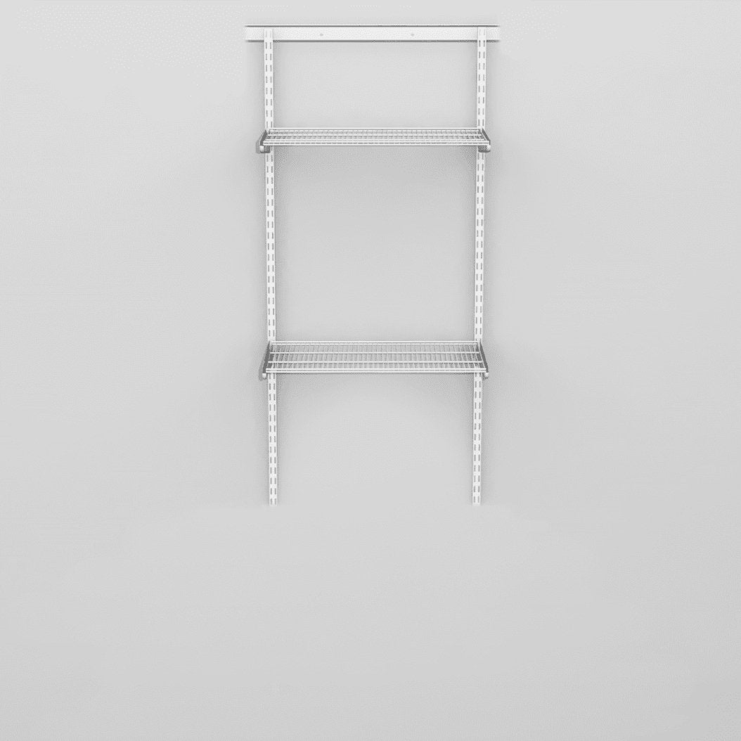 Adaptable Shelving Kit 8 Classic White - Storage Maker