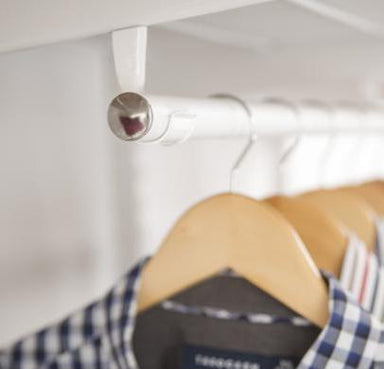 Clothes Hanging Rail including rail hangers - Storage Maker