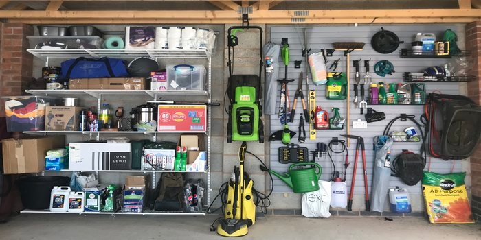 Garage Slatwall Storage Kits and Accessories - Storage Maker