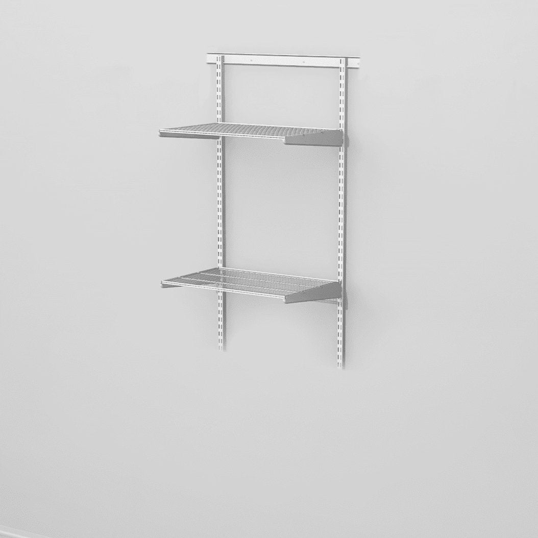 Adaptable Shelving Kit 8 Classic White - Storage Maker