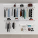Open Wardrobe System with Shoe Storage & Baskets 246cm (W) Wire Shoe Shelf - Storage Maker